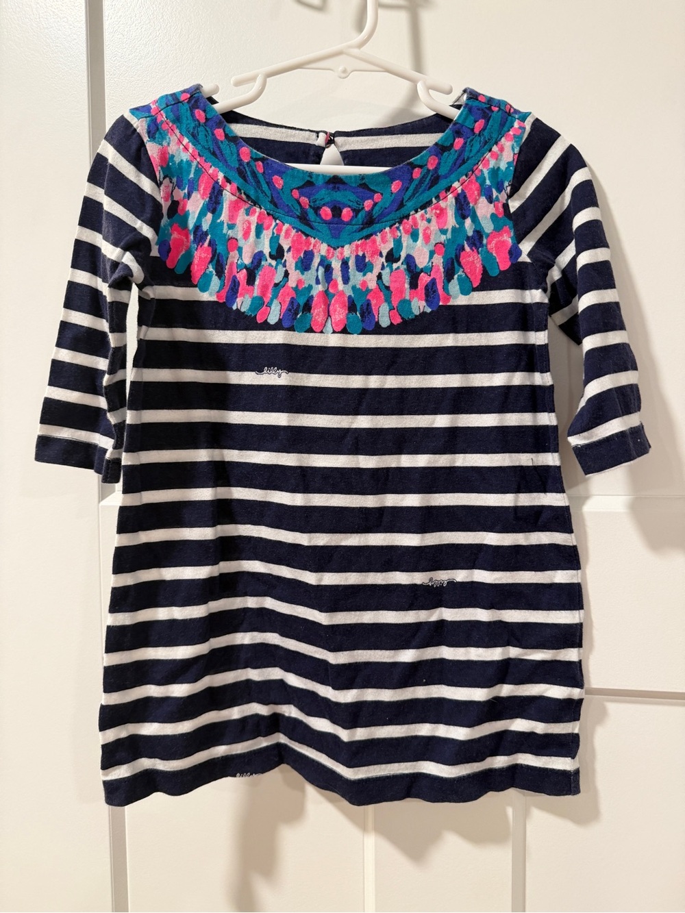 Lilly Pulitzer Navy & White Striped Dress